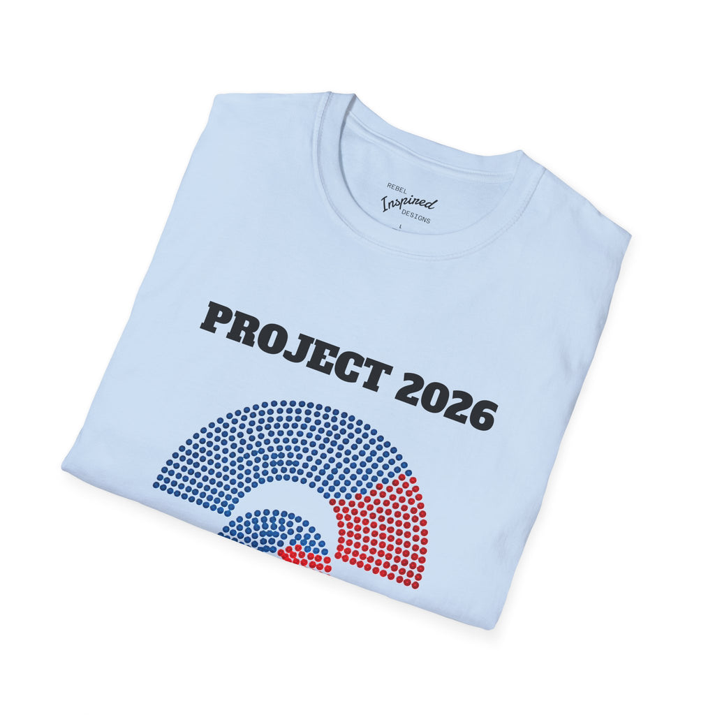Project 2026 Unisex T-Shirt, Make America Safe Again, Congressional Map Tee