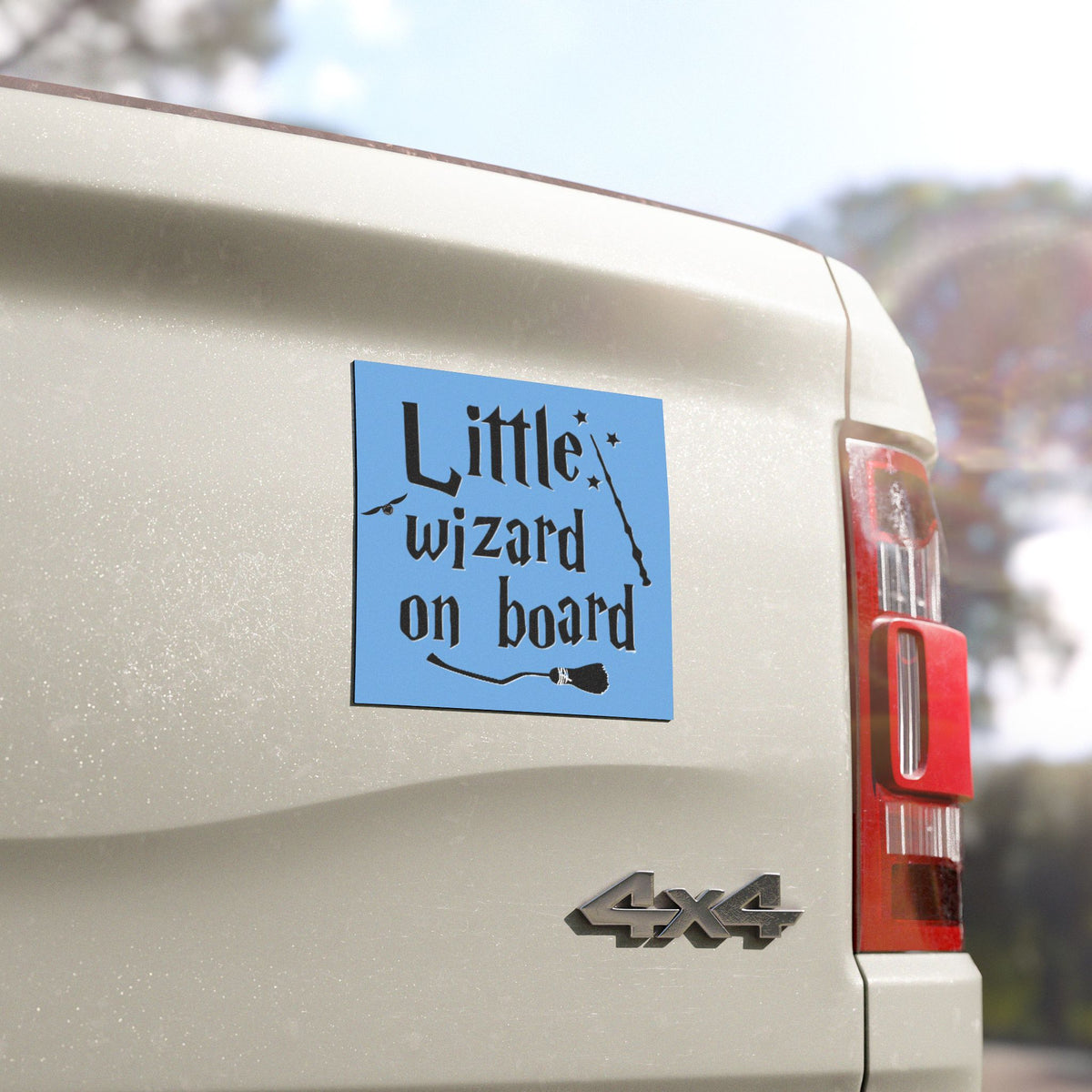 Little Wizard On Board Car Magnet | Magical Baby Sign | Baby Shower Gift