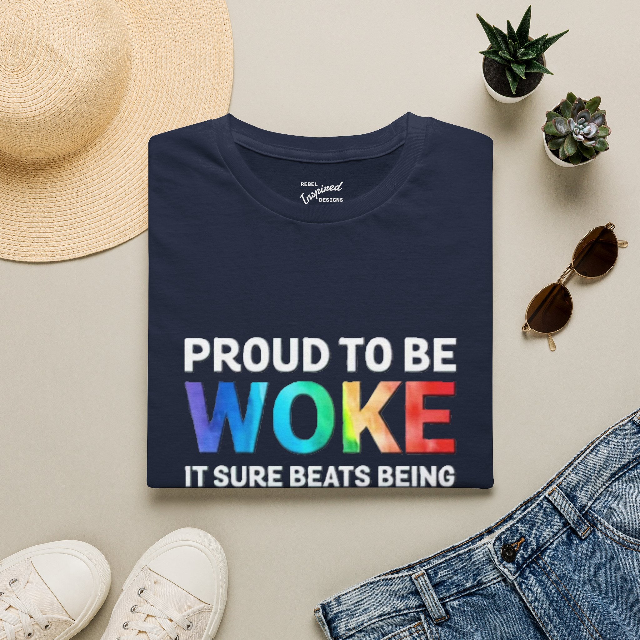 Proud to be Woke Unisex T-Shirt, Anti-Racism Tee, Equality Shirt
