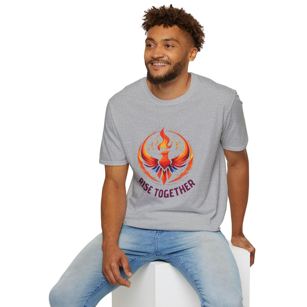 Phoenix Rise Together T-Shirt | Activist Empowerment Graphic Tee