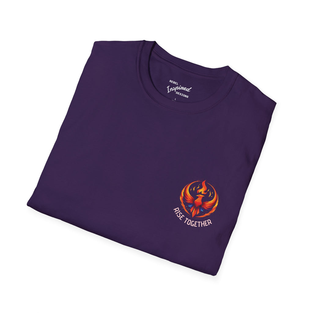 Rise Together T-Shirt | Empowerment Shirt | Rebel Inspired Designs Logo | Activist Gift