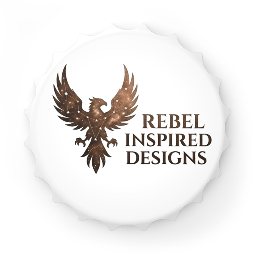 Rebel Inspired Designs Bottle Opener | Phoenix Logo Metal Opener