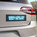 Built On Hope Car Magnet | Rebel Magnet | Sci-Fi Gift