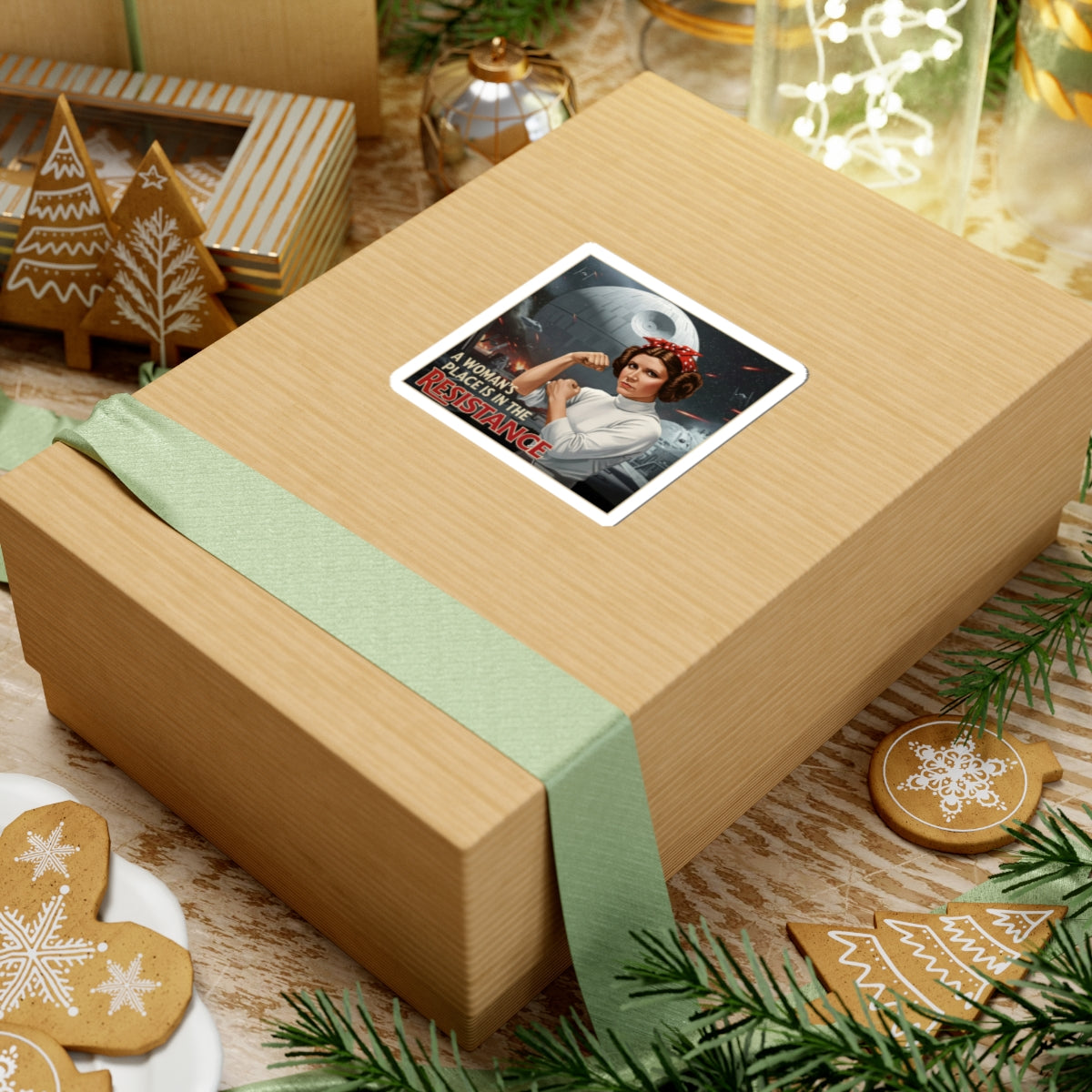 A Woman's Place is in the Resistance Stickers, Women's Rights Decals, Rebel Gifts