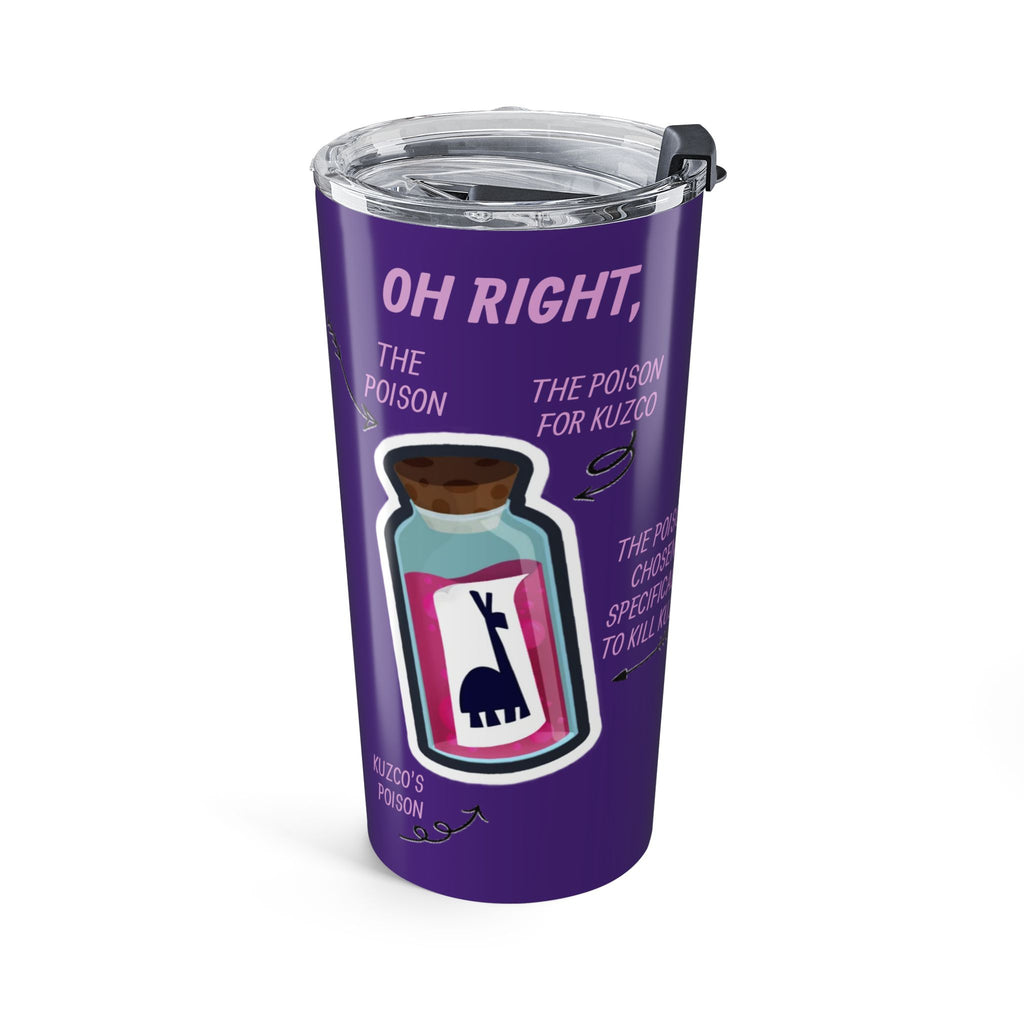 Poison Llama Tumbler | Stainless Steel Insulated Cup 20oz | Animated Movie Gift