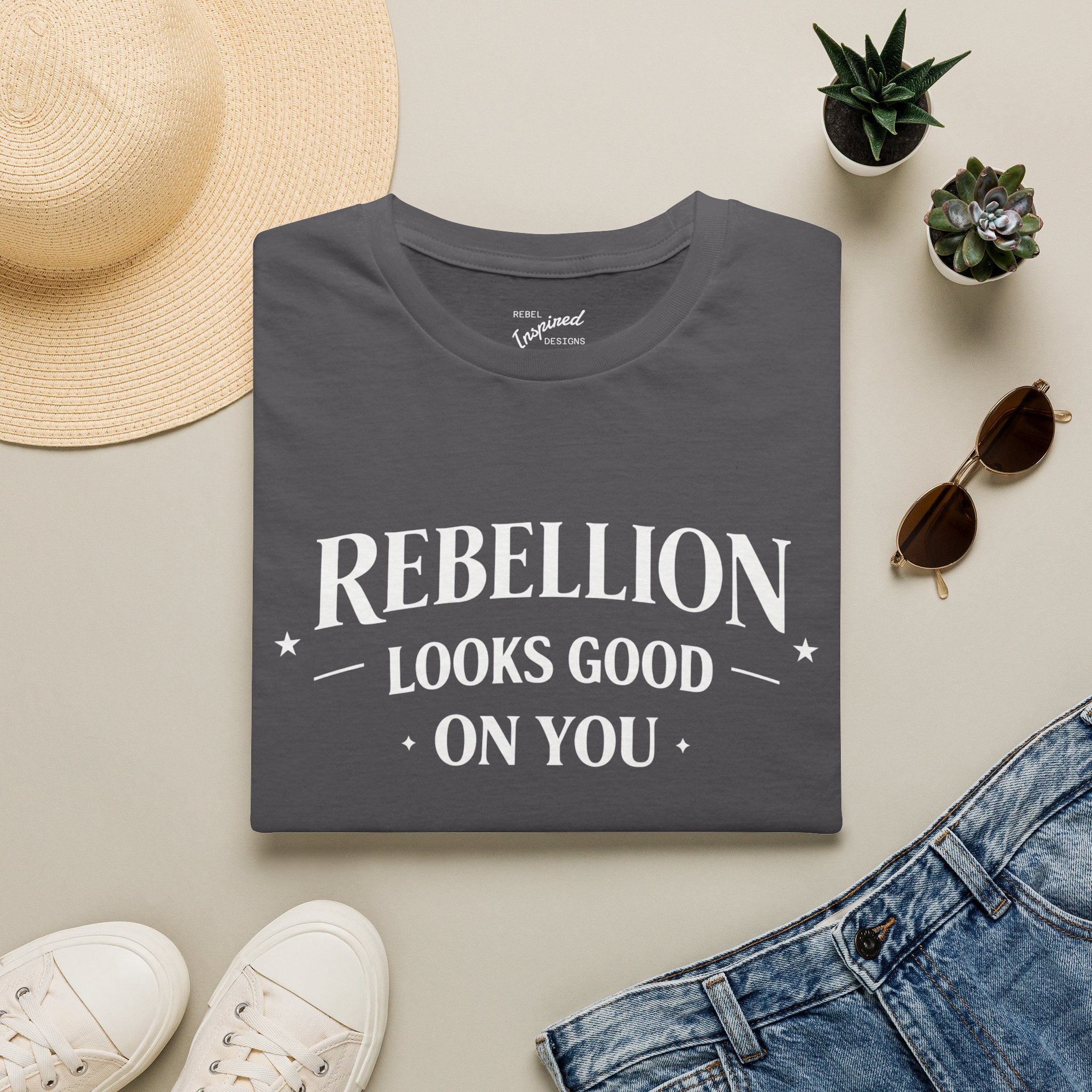 Rebellion Looks Good On You T-Shirt | Activist Gift