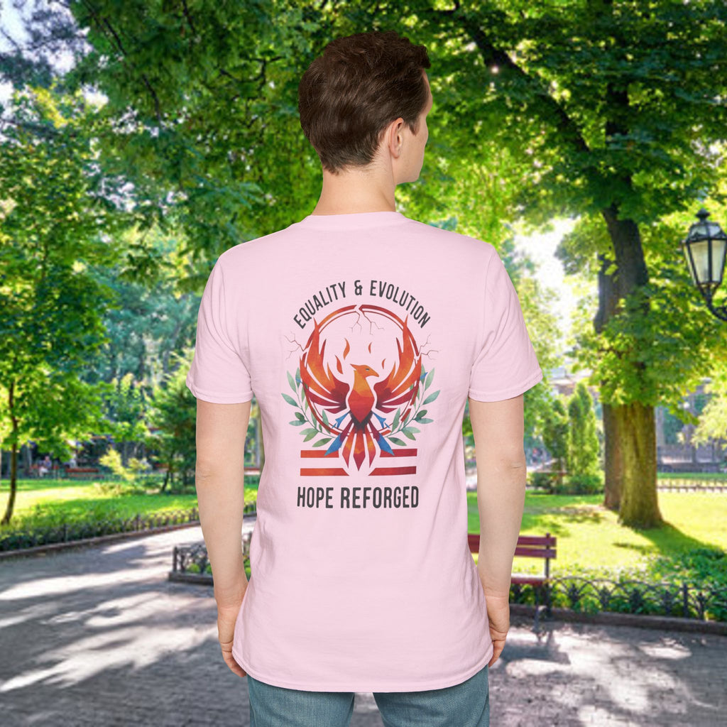 Hope Reforged Tee | Rising Phoenix Resistance T-Shirt | Empowerment Gift