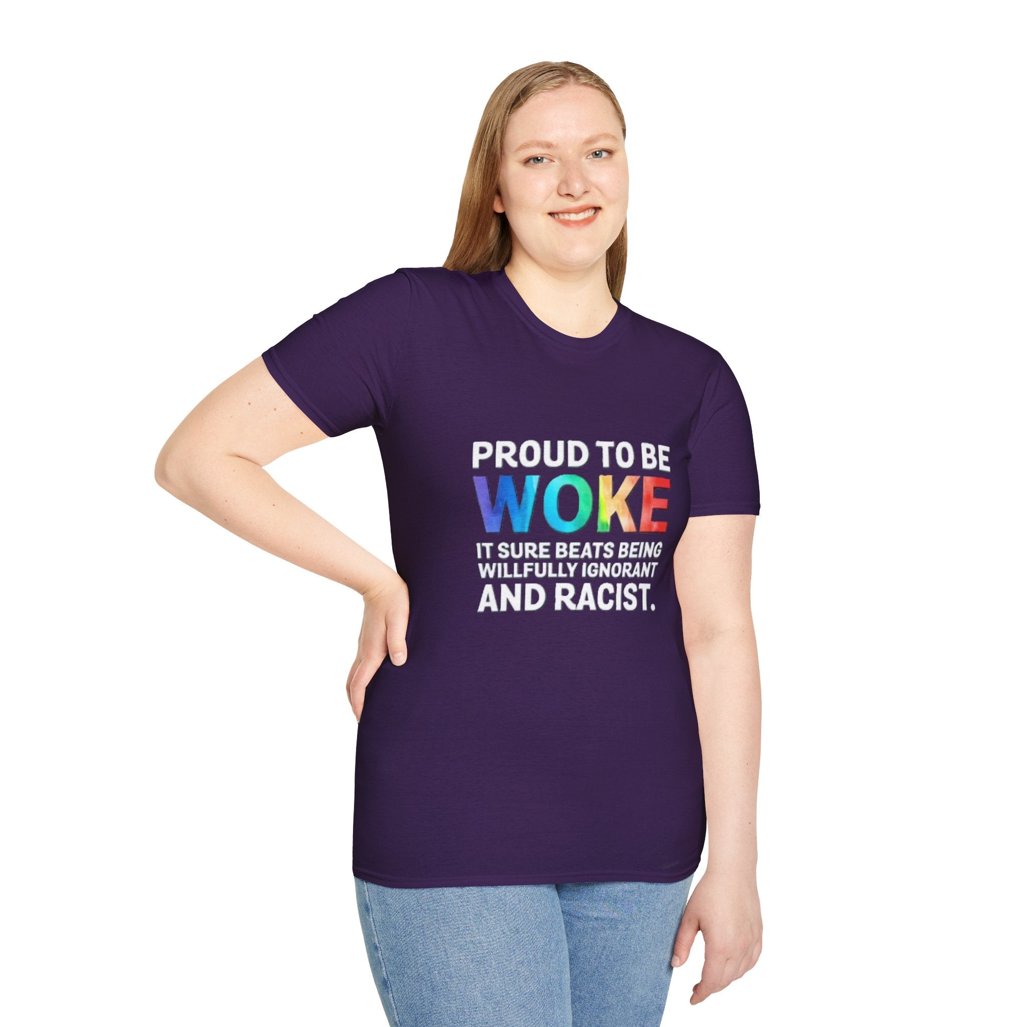Proud to be Woke Unisex T-Shirt, Anti-Racism Tee, Equality Shirt