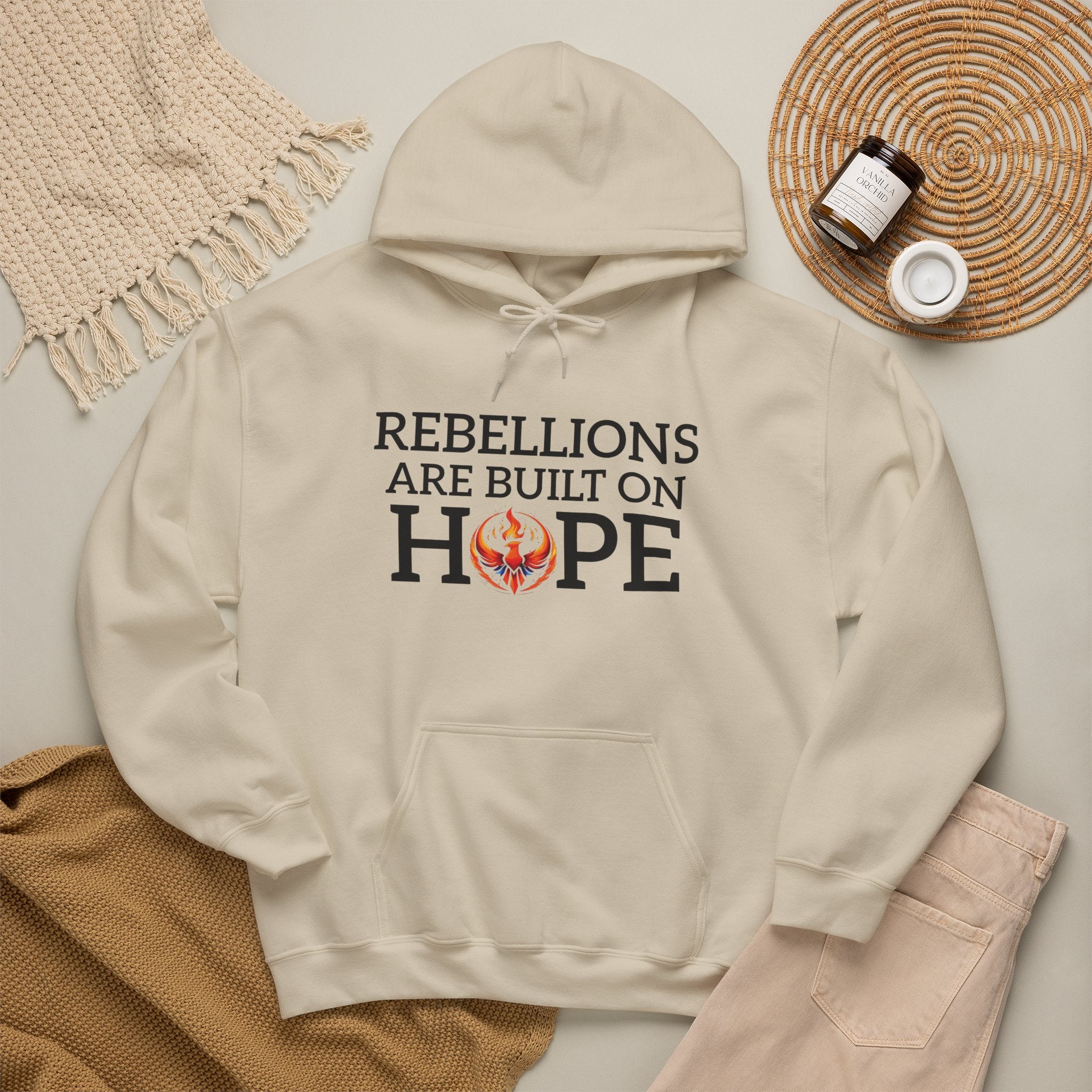 Built on Hope Hoodie | Inspirational Protest Graphic Sweatshirt