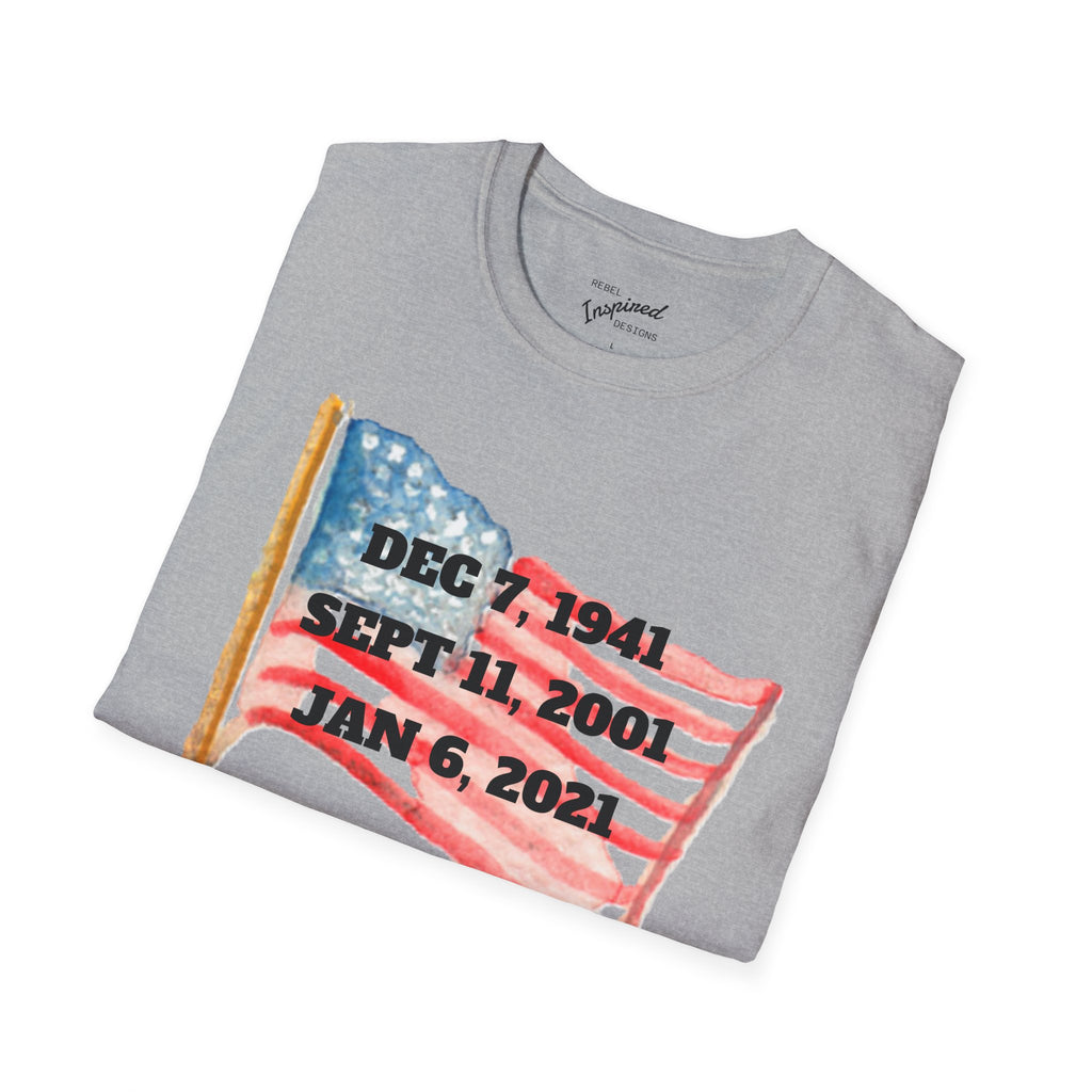 Never Forget T-Shirt, American History Tee, Patriotic Activist Gift