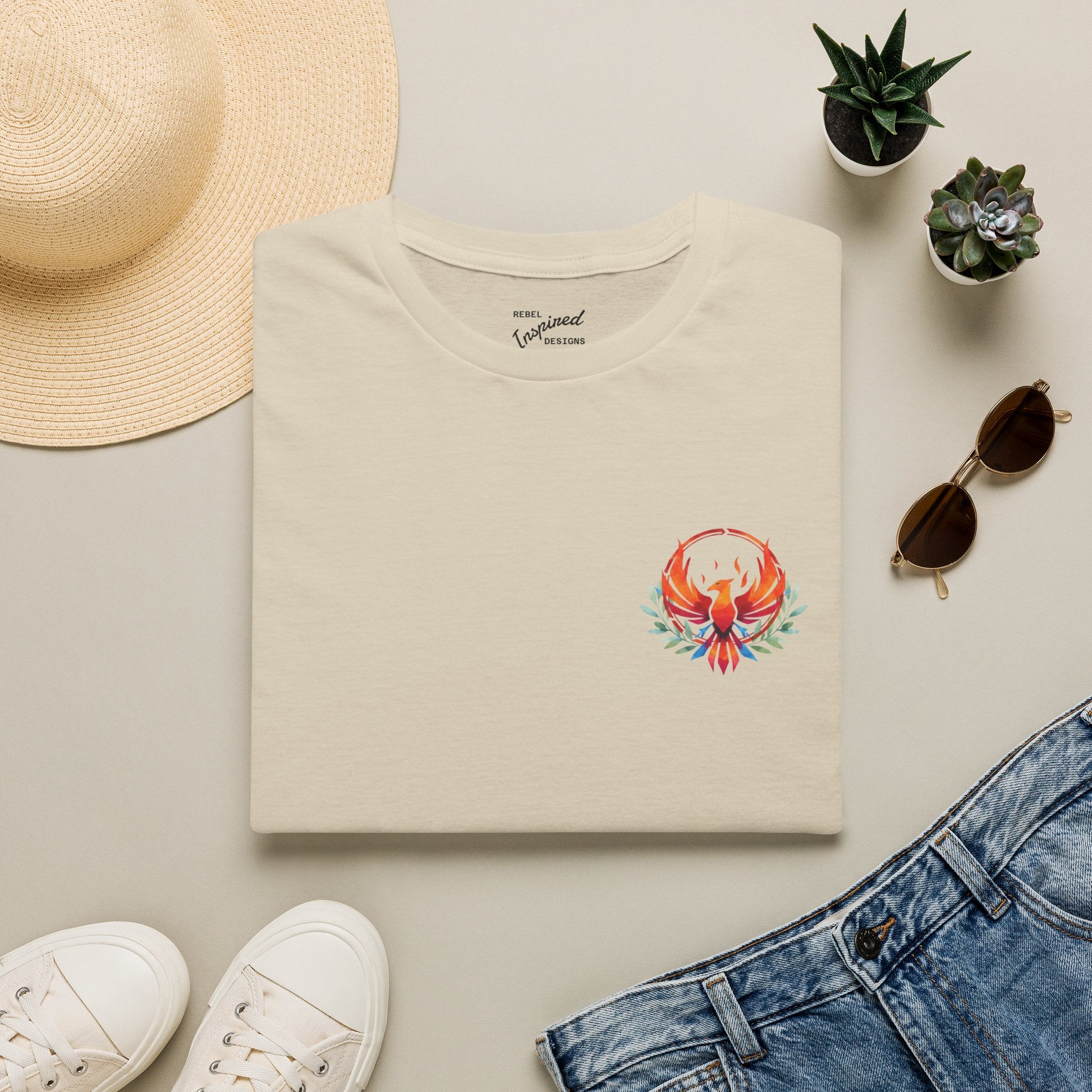 Hope Reforged Tee | Rising Phoenix Resistance T-Shirt | Empowerment Gift
