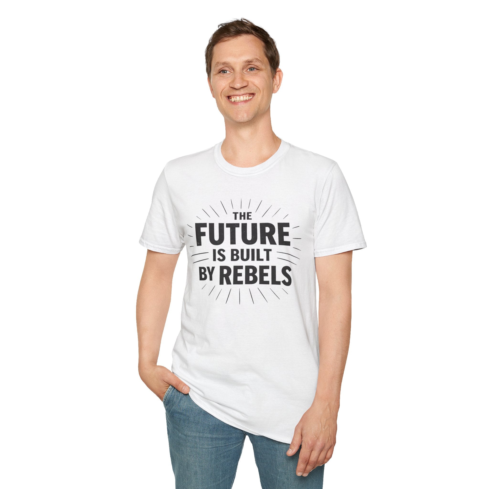 The Future is Built by Rebels Tee | Human Rights T-Shirt | Activist Gift