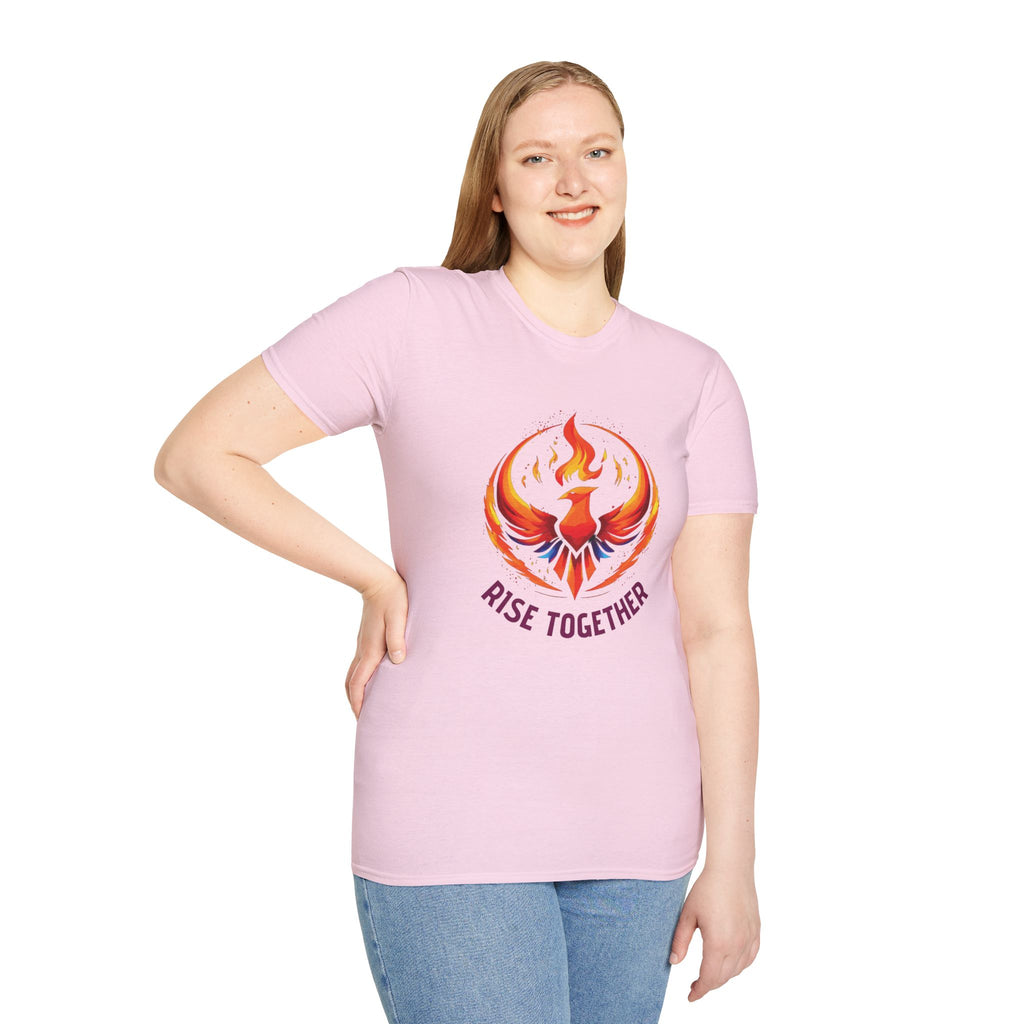 Phoenix Rise Together T-Shirt | Activist Empowerment Graphic Tee
