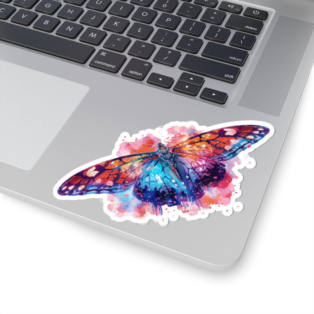 Butterfly Effect Kiss-Cut Sticker | Colorful Watercolor Laptop Decal | Activist Gift