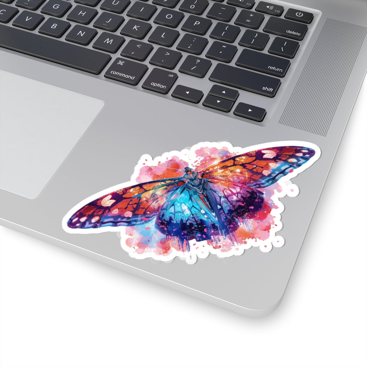 Butterfly Effect Kiss-Cut Sticker | Colorful Watercolor Laptop Decal | Activist Gift