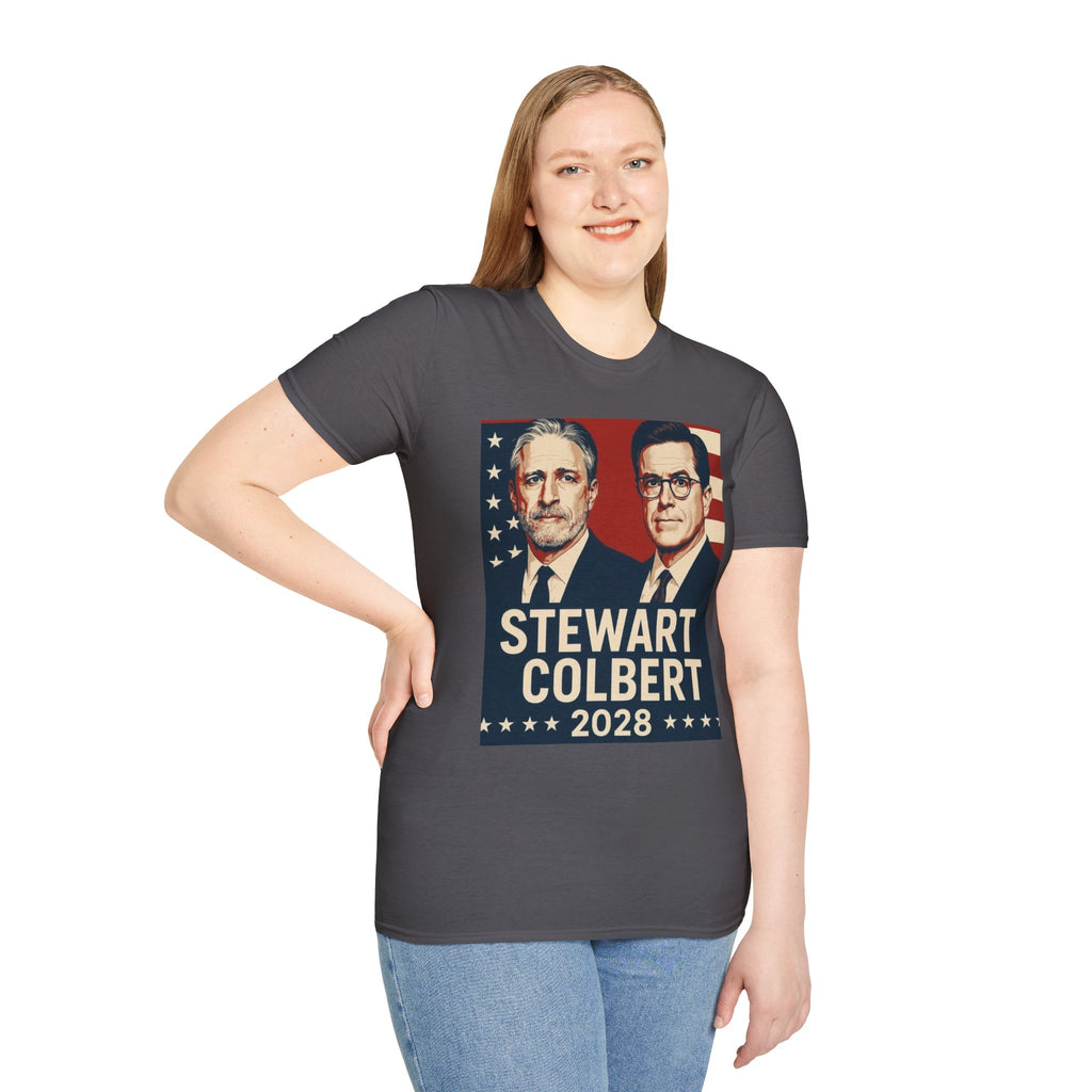Stewart Colbert 2028 Election Tee | Political Humor Shirt | Satire Campaign Gift