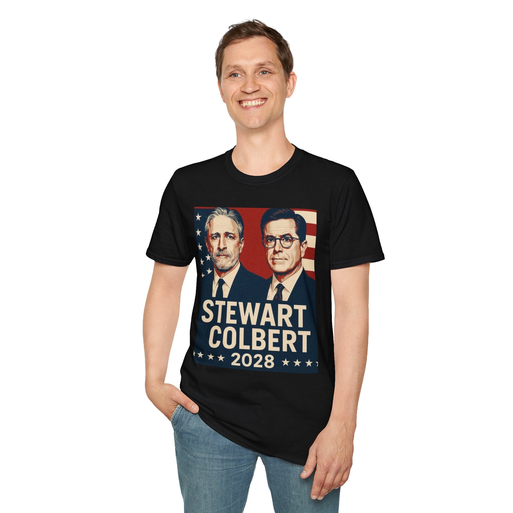 Stewart Colbert 2028 Election Tee | Political Humor Shirt | Satire Campaign Gift