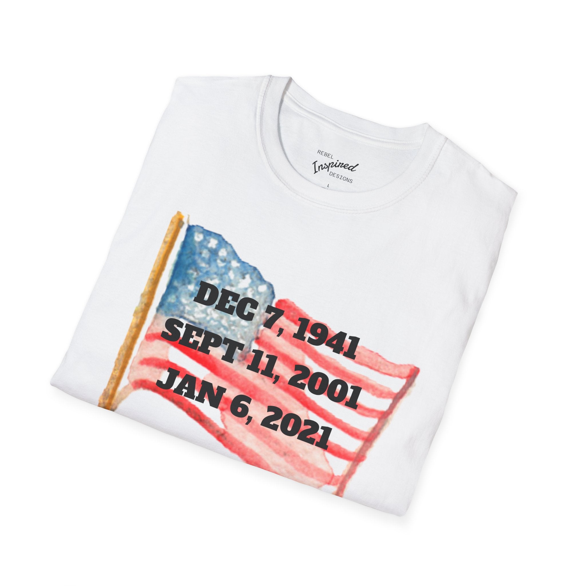 Never Forget T-Shirt, American History Tee, Patriotic Activist Gift