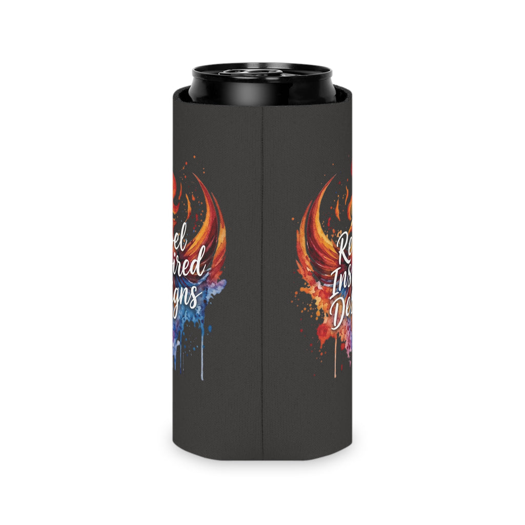 Rebel Inspired Designs Can Cooler | Phoenix Fire Splash Drink Sleeve