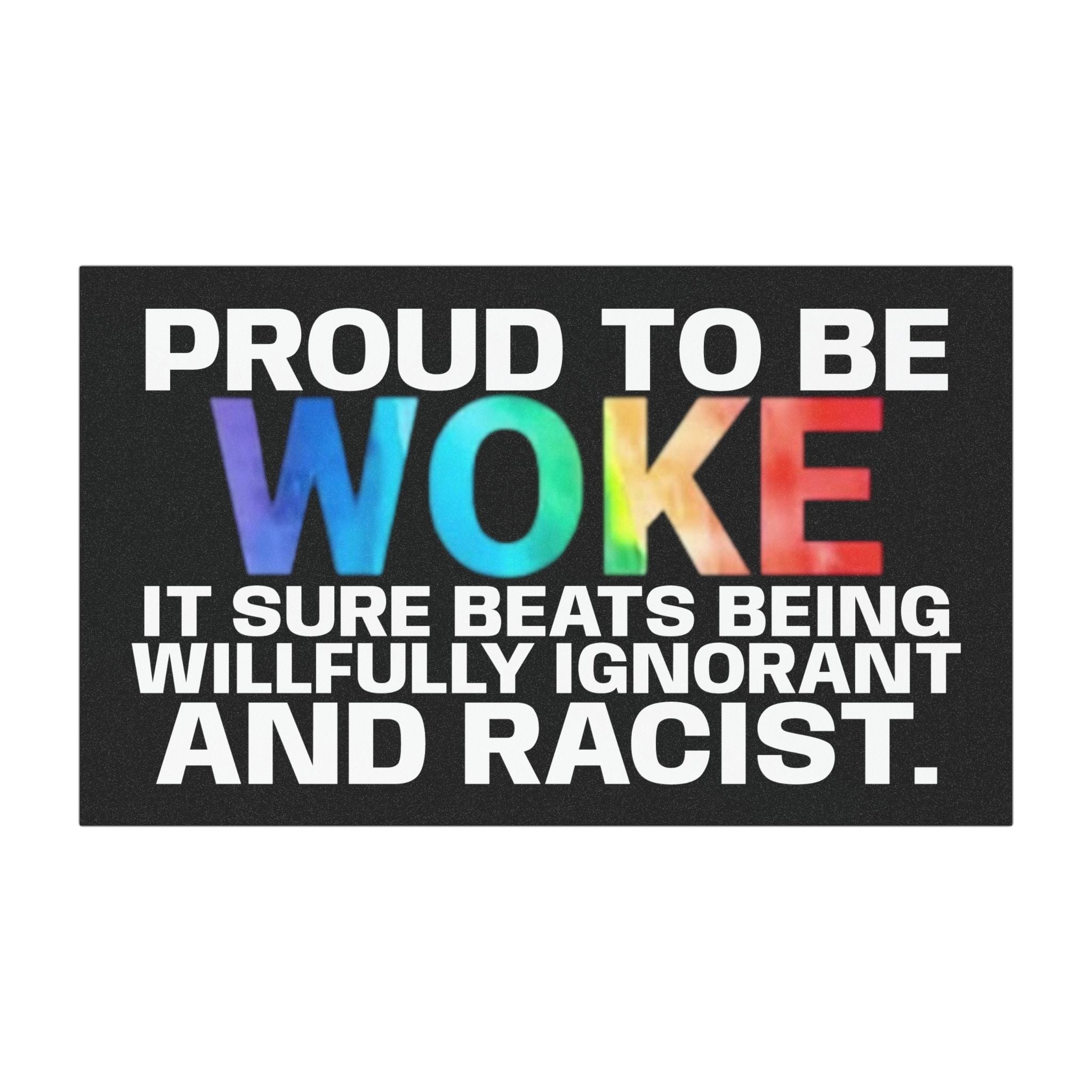 Proud to Be Woke Car Magnets | Social Justice Decal | Activist Gift