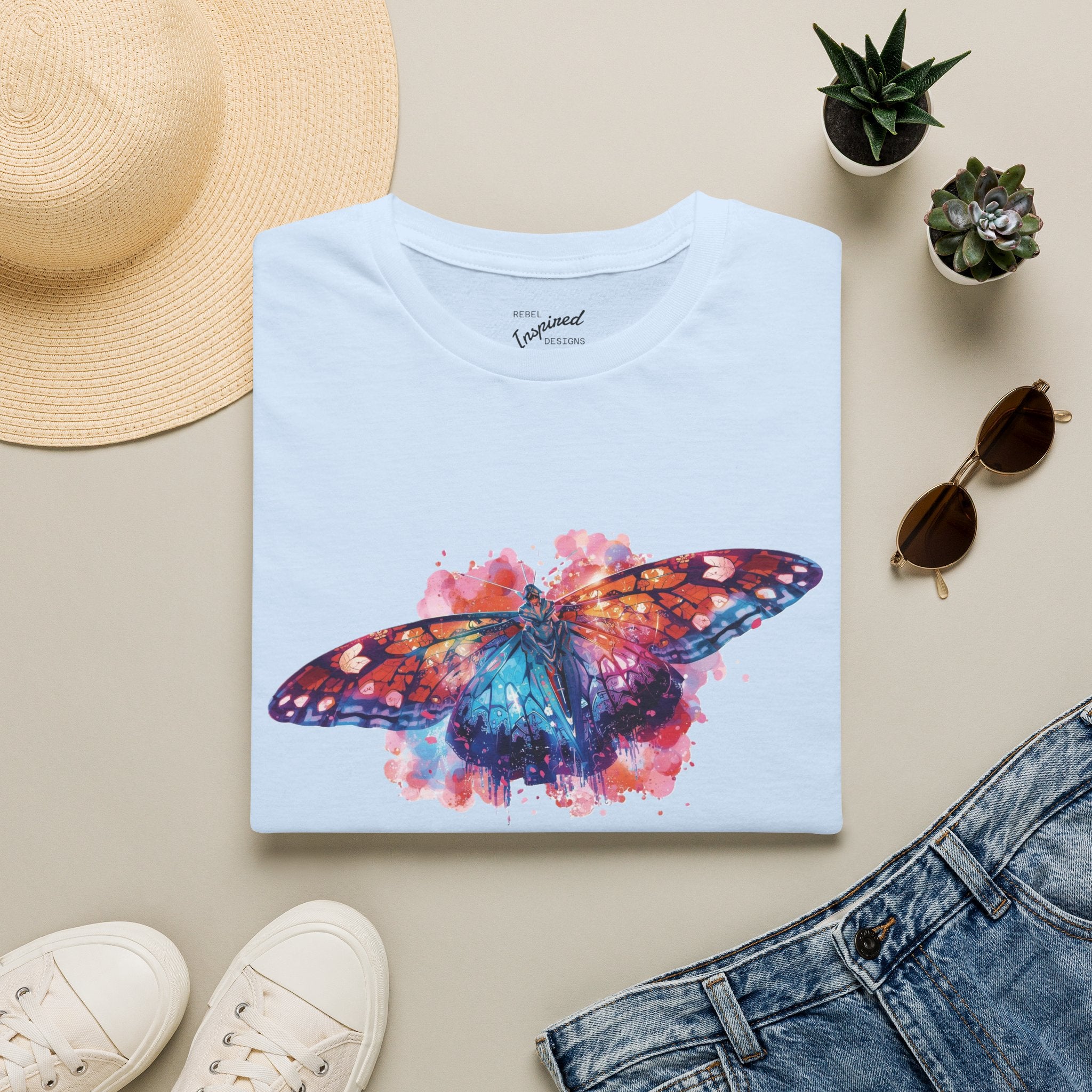 Butterfly Rise Together Graphic Tee | Equality Advocacy T-Shirt | Activist Gift