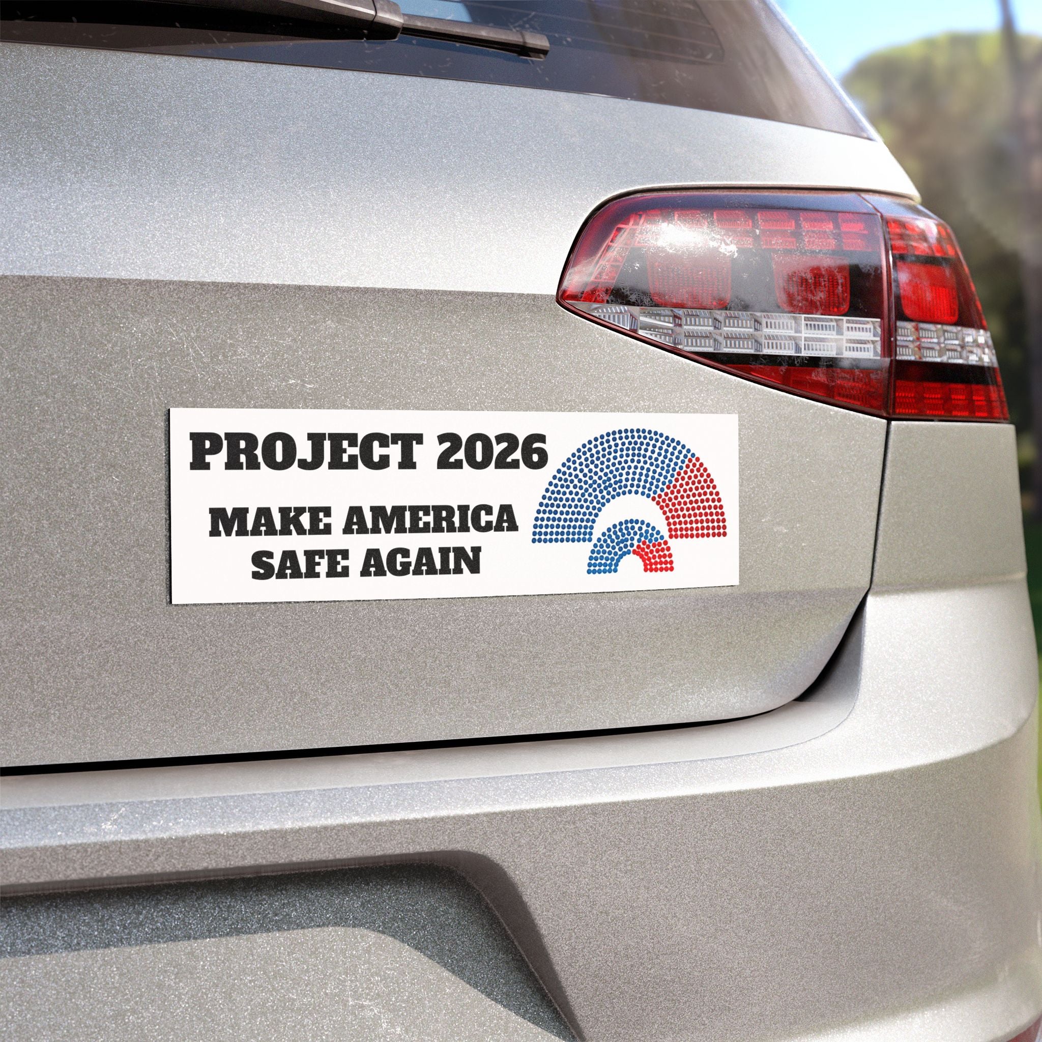 Make America Safe Again Car Magnet | Political Americana Decal