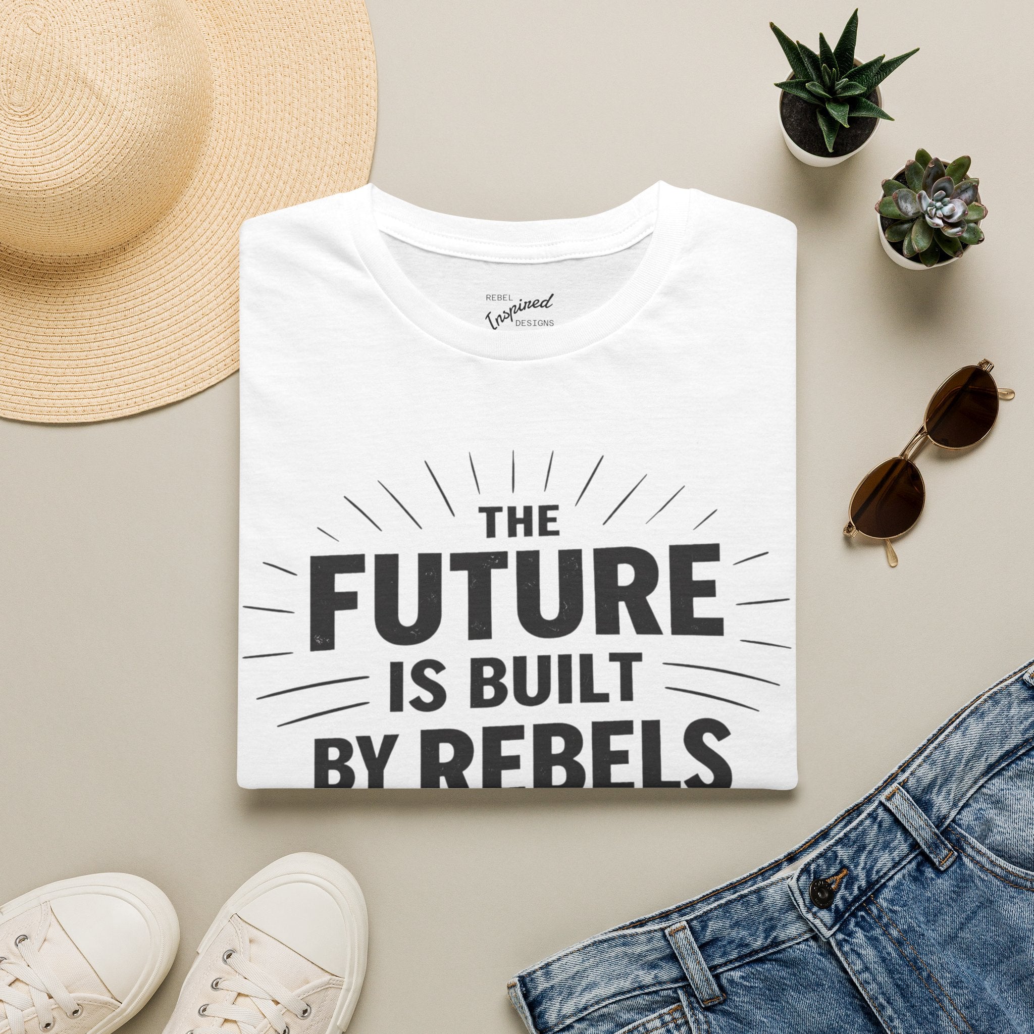 The Future is Built by Rebels Tee | Human Rights T-Shirt | Activist Gift