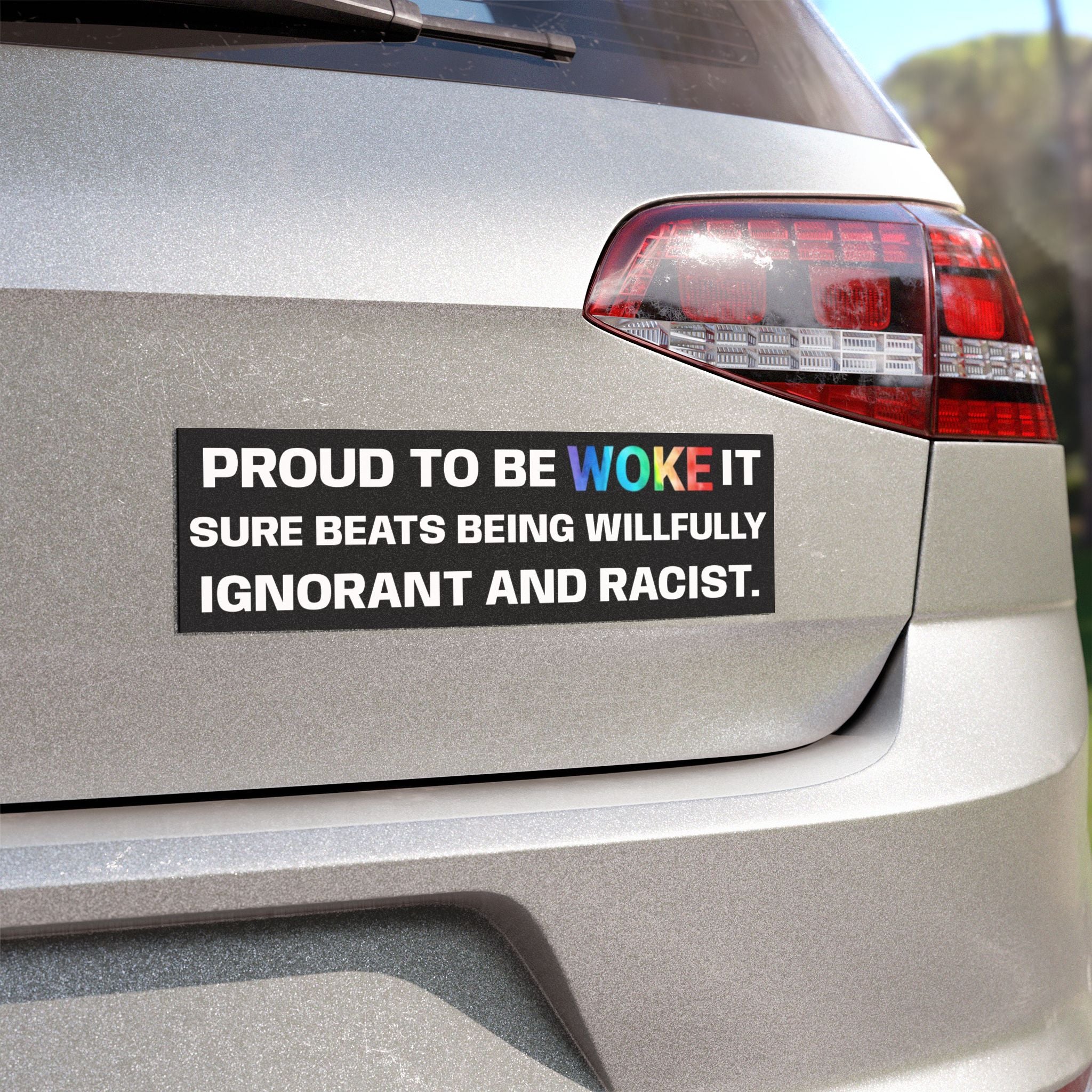 Proud to Be Woke Car Magnets | Social Justice Decal | Activist Gift