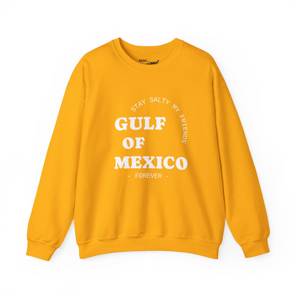 Stay Salty Unisex Sweatshirt, Gulf of Mexico Crewneck, Coastal Humor Vacation Gift