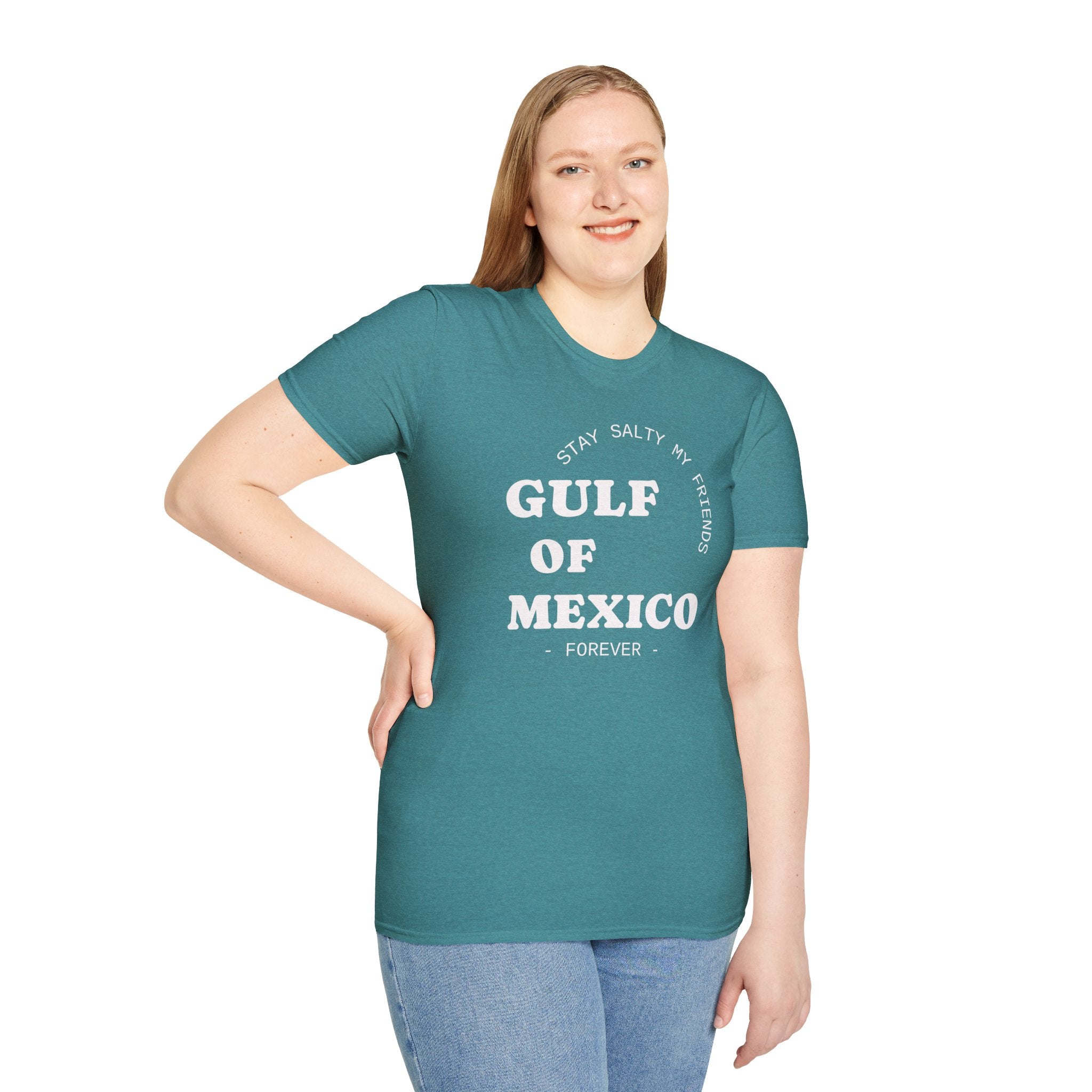 Stay Salty Unisex Shirt, Gulf of Mexico Forever T-Shirt, Coastal Humor Clothing, Protest Top