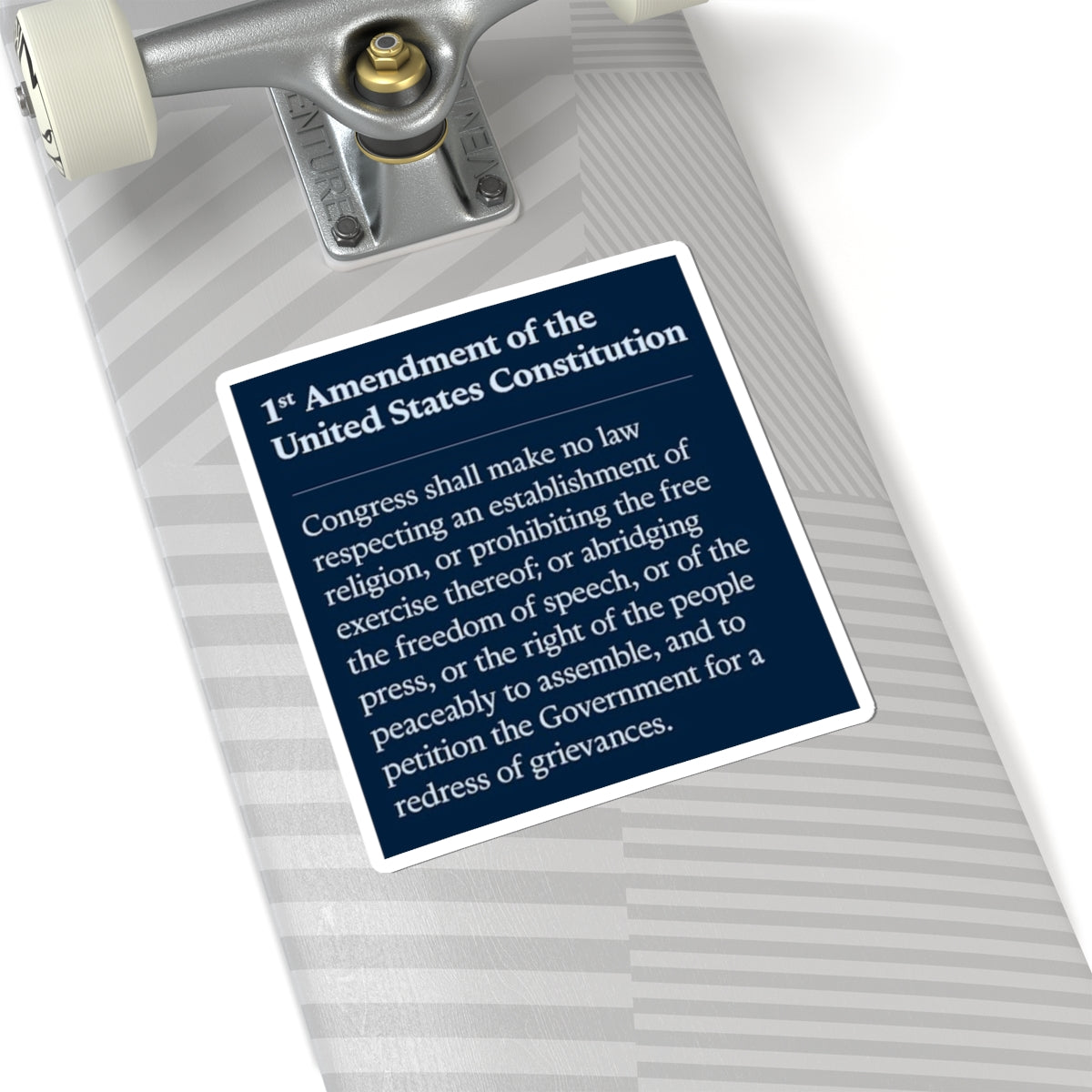 1st Amendment Sticker | Free Speech Vinyl Decal | Political Laptop Sticker