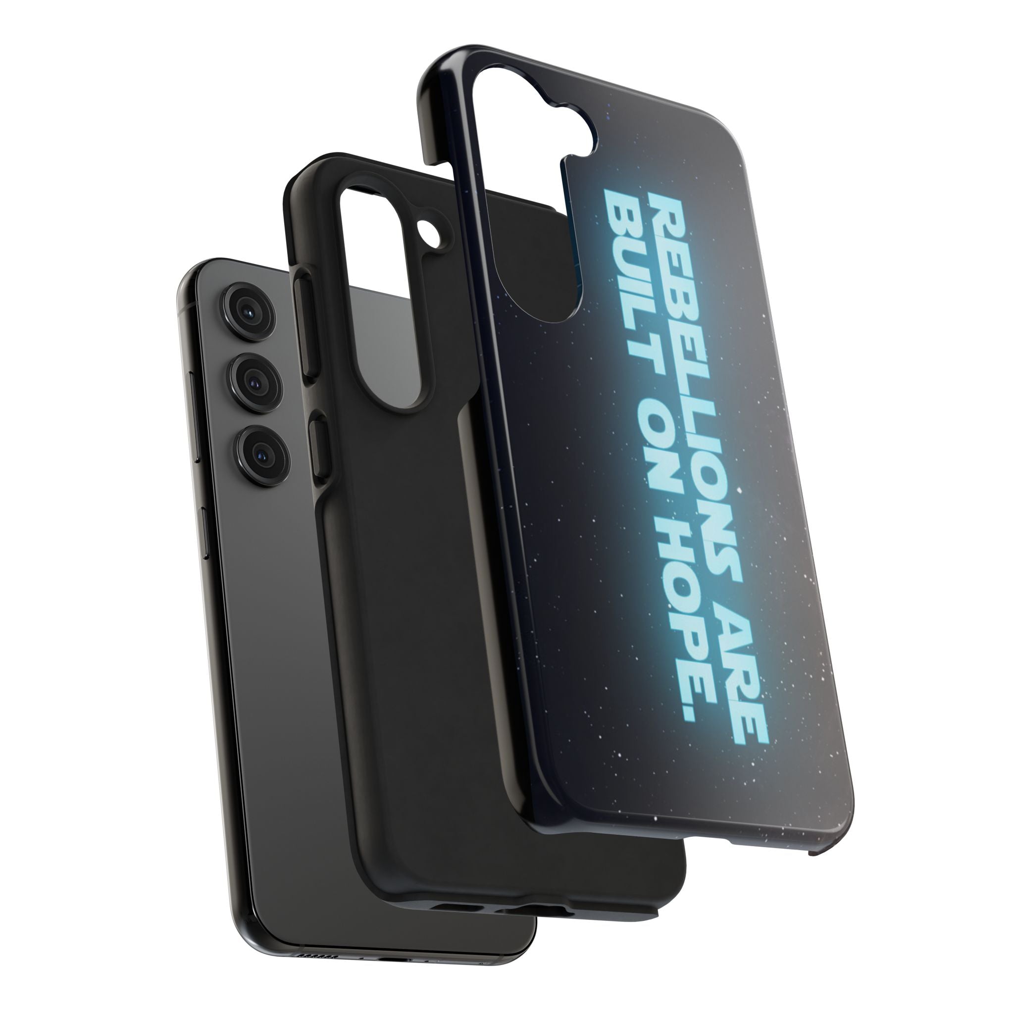 Rebel Phone Case | Rebellions Are Built on Hope iPhone & Android Cover | Sci-Fi Fan Gift