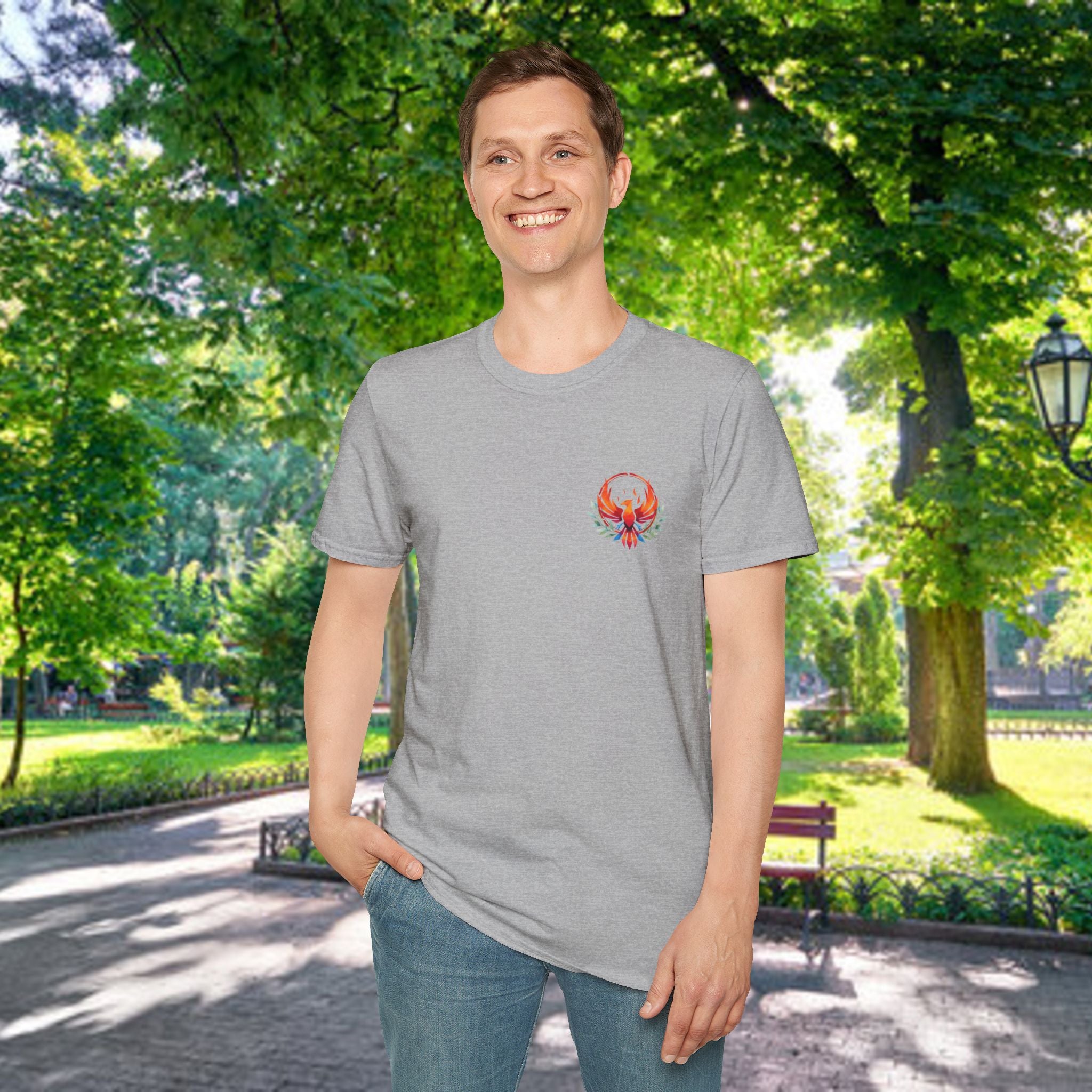 Hope Reforged Tee | Rising Phoenix Resistance T-Shirt | Empowerment Gift