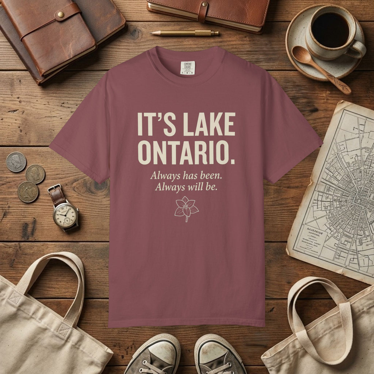 Lake Ontario T-shirt | Not Lake America | Canada Pride Tee