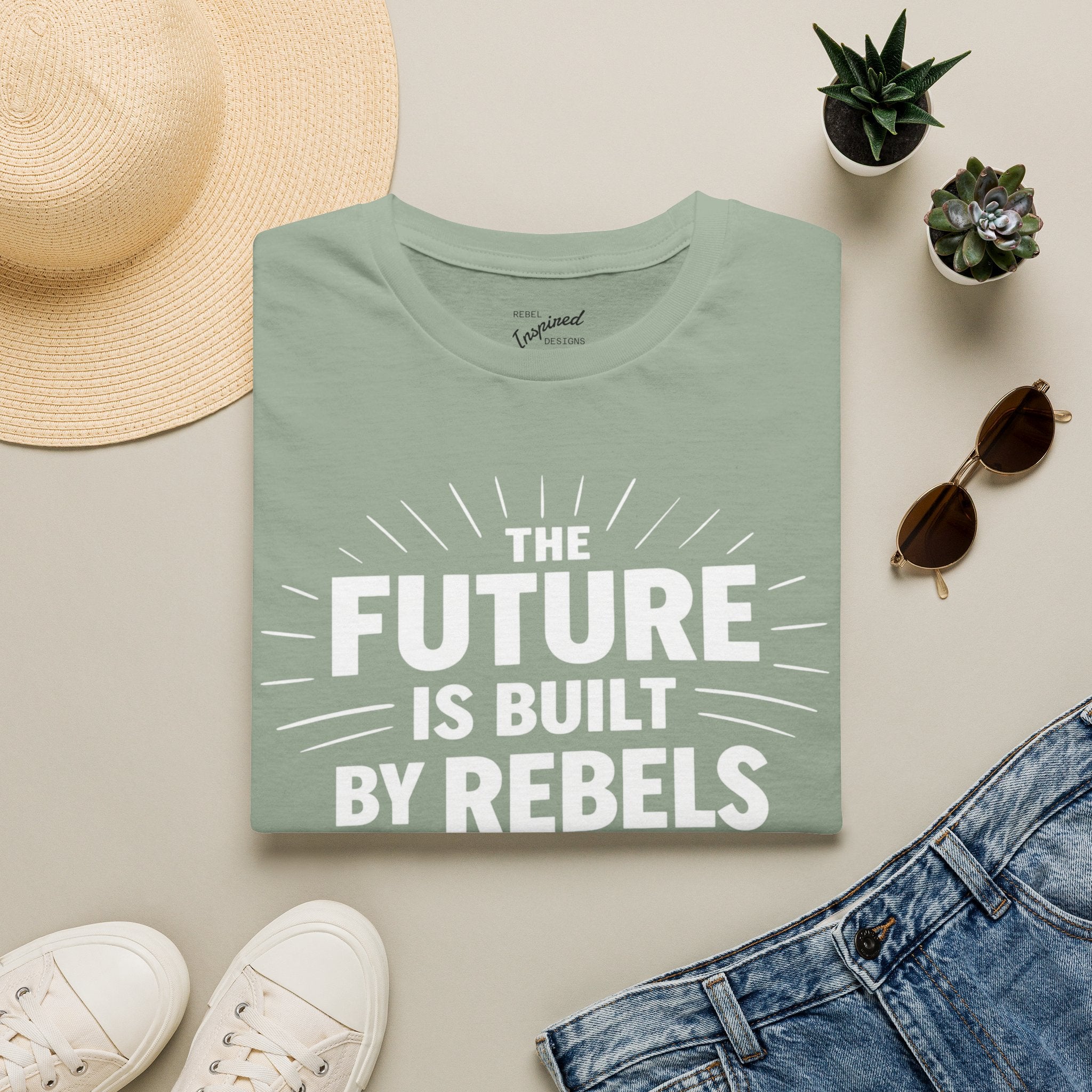 The Future is Built by Rebels Tee | Human Rights T-Shirt | Activist Gift