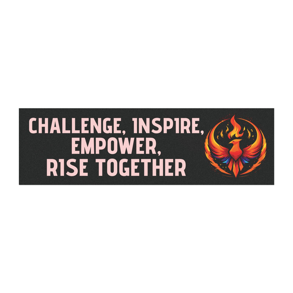 Rise Together Car Magnet | Challenge Inspire Empower Car Magnets | Activist Gift