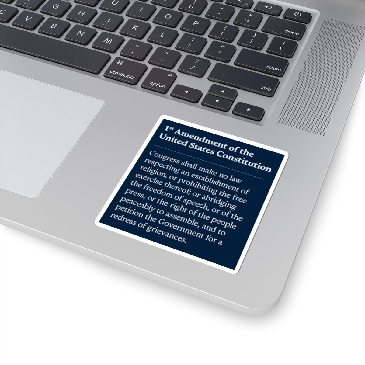 1st Amendment Sticker | Free Speech Vinyl Decal | Political Laptop Sticker