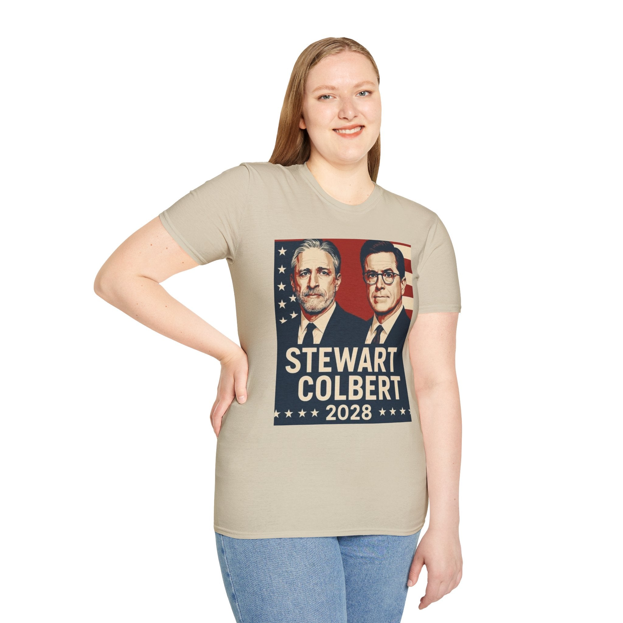 Stewart Colbert 2028 Election Tee | Political Humor Shirt | Satire Campaign Gift