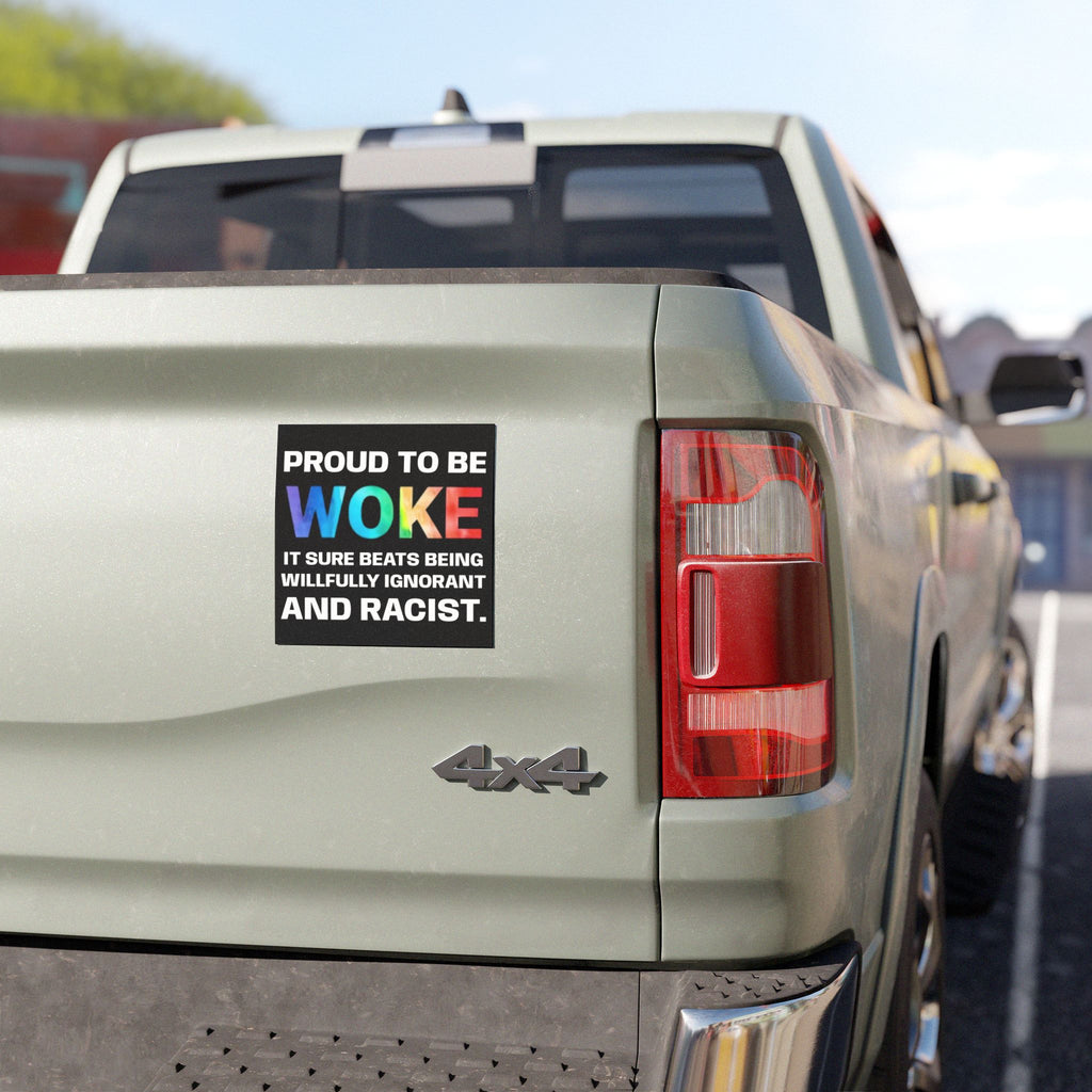 Proud to Be Woke Car Magnets | Social Justice Decal | Activist Gift