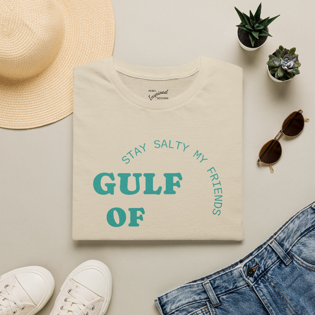 Stay Salty Unisex Shirt, Gulf of Mexico Forever T-Shirt, Coastal Humor Clothing, Protest Top