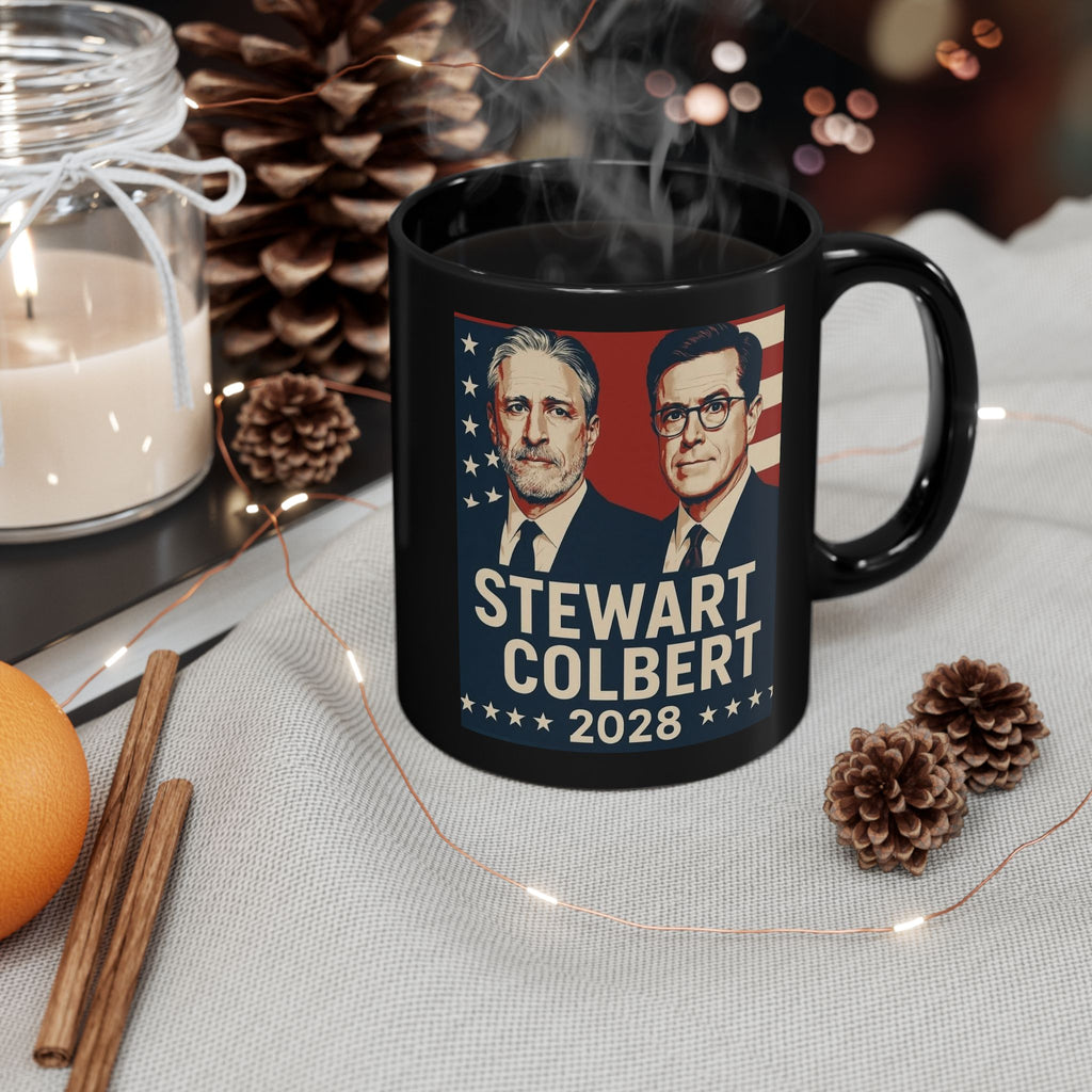 Stewart Colbert 2028 Coffee Mug | Political Humor Gift