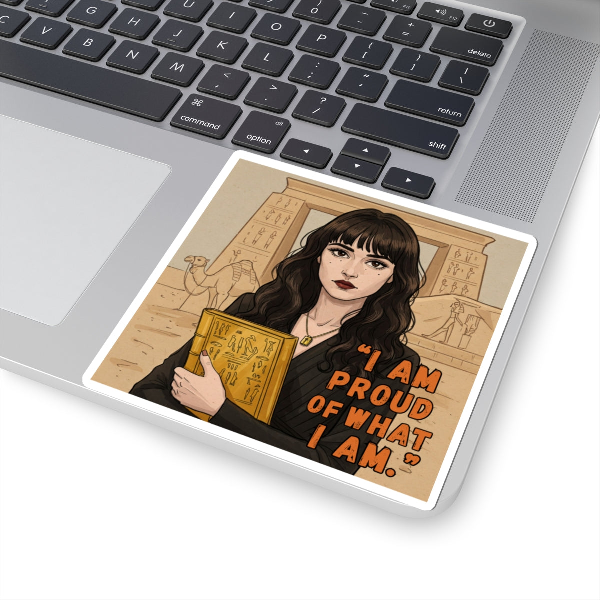 I Am Proud of What I Am Kiss-Cut Sticker | Empowered Woman Gift