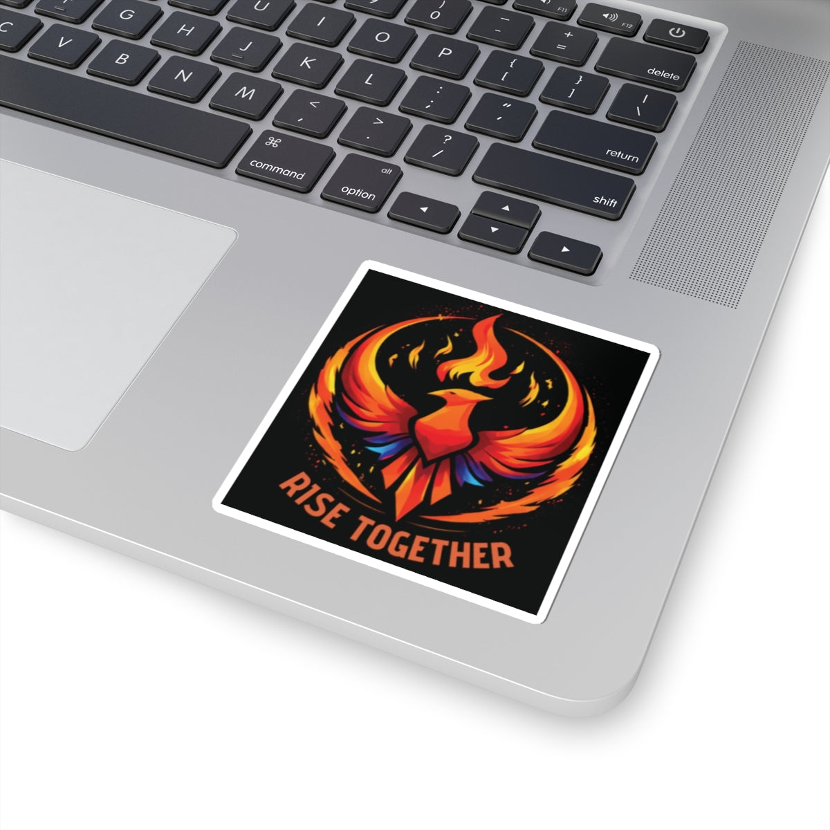 Rise Together Kiss-Cut Sticker | Rising Phoenix Vinyl Sticker