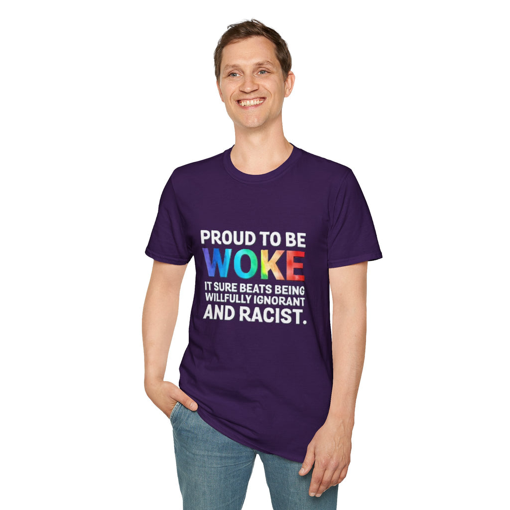 Proud to be Woke Unisex T-Shirt, Anti-Racism Tee, Equality Shirt