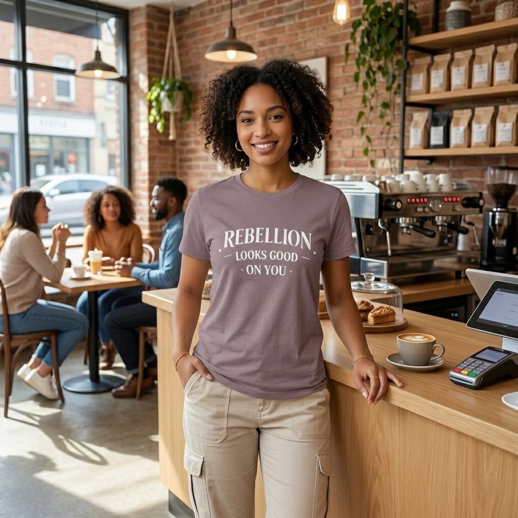 Rebellion Looks Good On You T-Shirt | Activist Gift