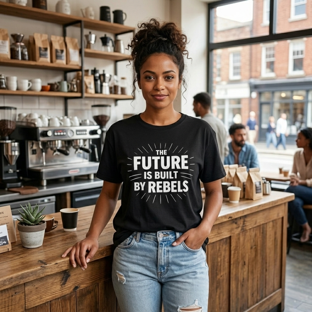 The Future is Built by Rebels Tee | Human Rights T-Shirt | Activist Gift