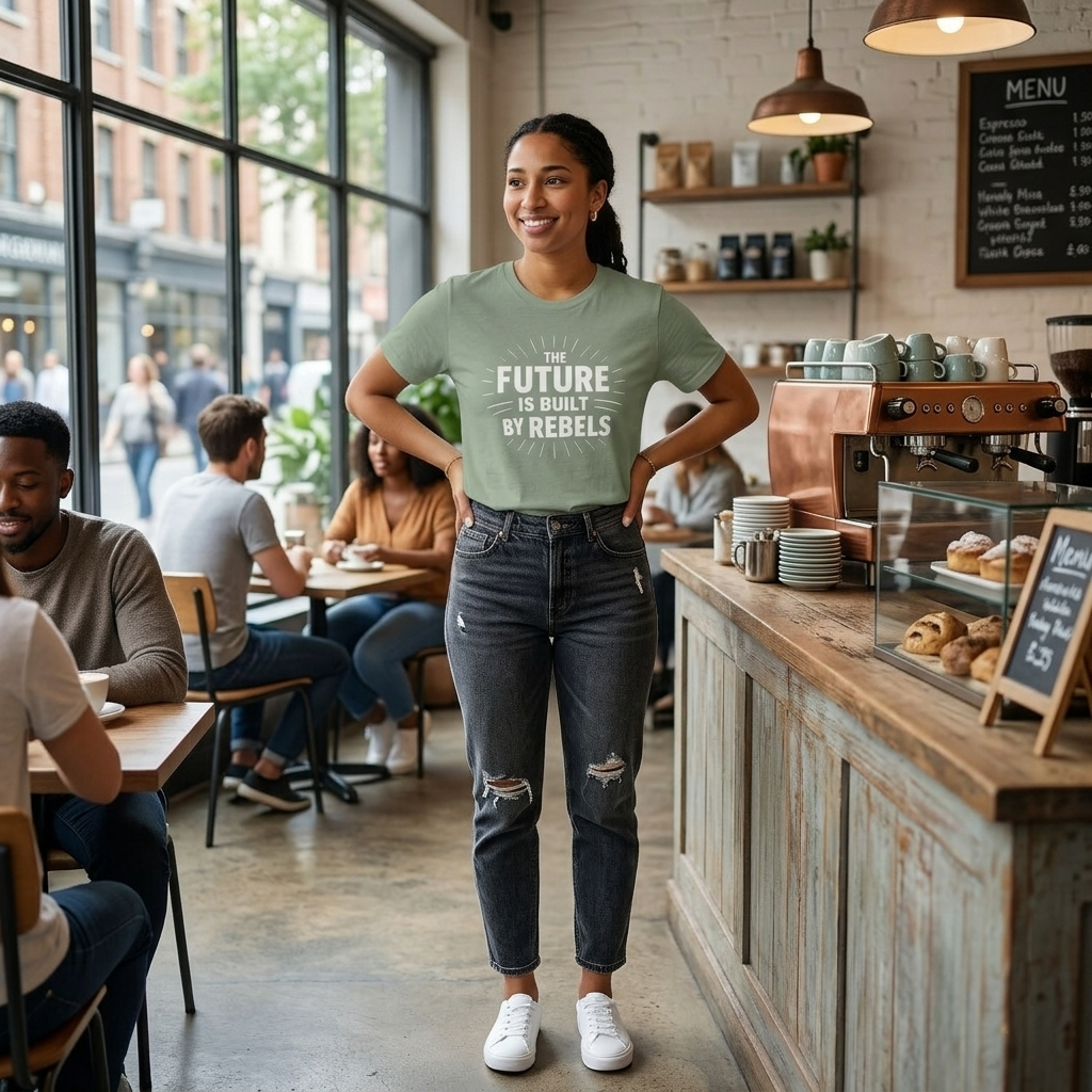 The Future is Built by Rebels Tee | Human Rights T-Shirt | Activist Gift