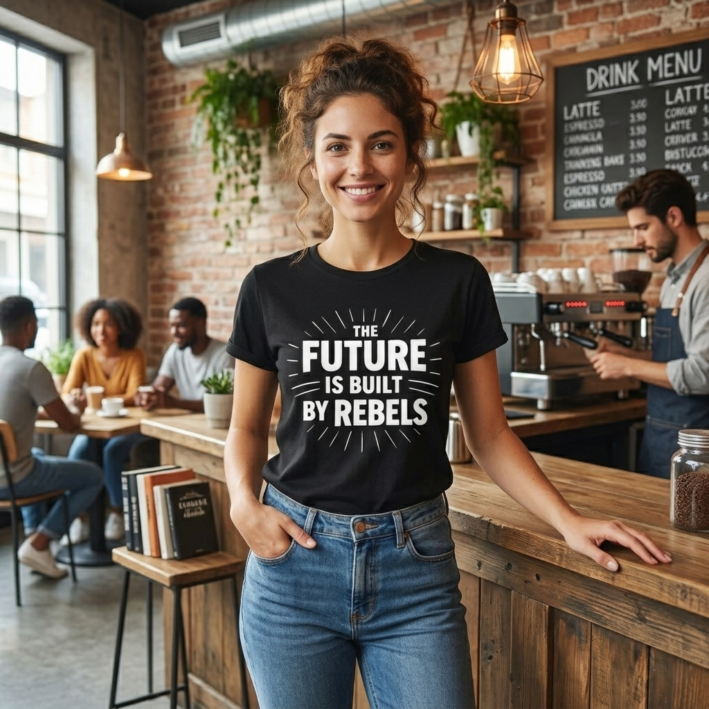 The Future is Built by Rebels Tee | Human Rights T-Shirt | Activist Gift