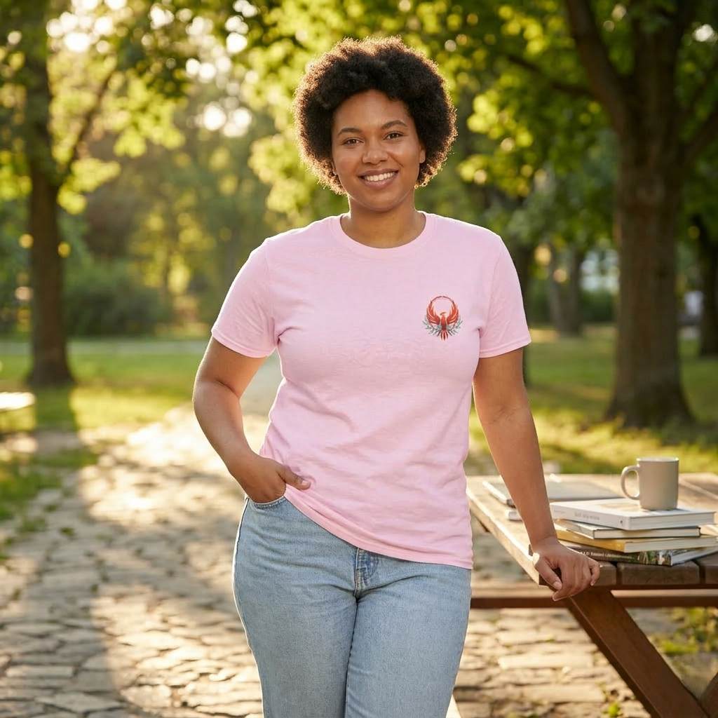 Hope Reforged Tee | Rising Phoenix Resistance T-Shirt | Empowerment Gift