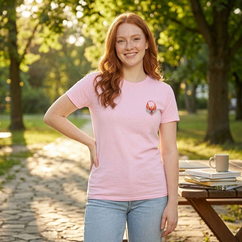 Hope Reforged Tee | Rising Phoenix Resistance T-Shirt | Empowerment Gift